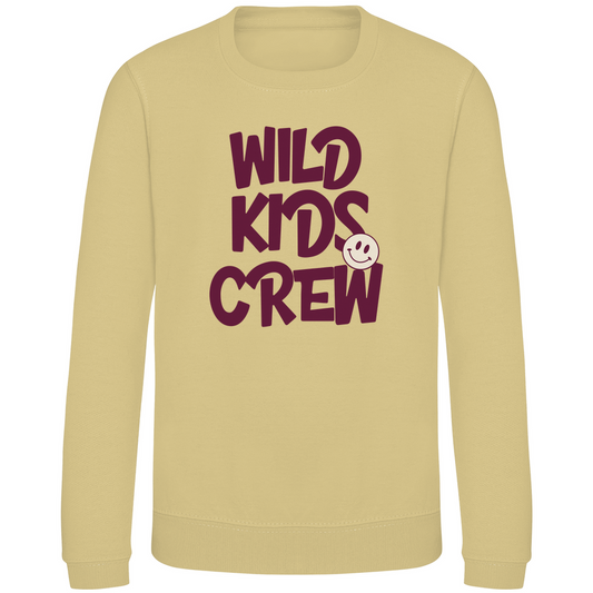 Kinder Sweatshirt Wild Kids Crew in Desert Sand – Kinder T-Shirt