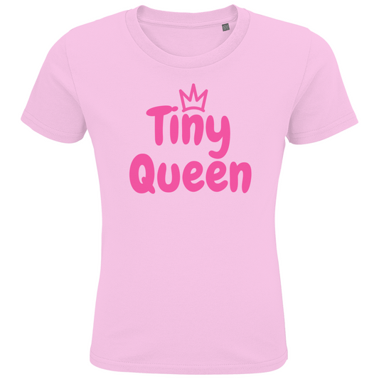 Kids Premium Bio T-Shirt Tiny Queen in Pale Pink – Kinder T-Shirt