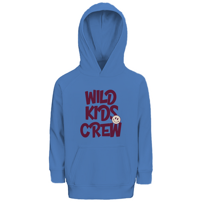 Kinder Premium Bio Hoodie Wild Kids Crew in Blue – Kinder T-Shirt